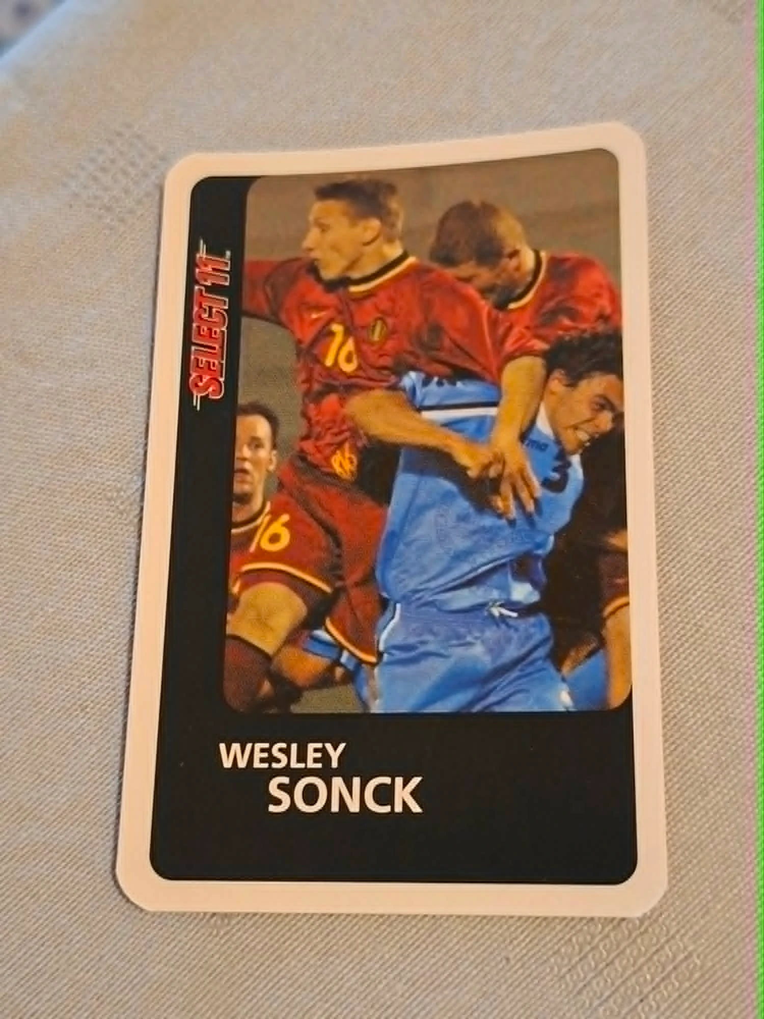 Voetbalkaart : Wesley Sonck / Rode Duivels